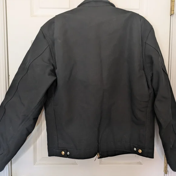 Rare Carhartt Black Made In USA Detroit Jacket - Picture 7 of 13